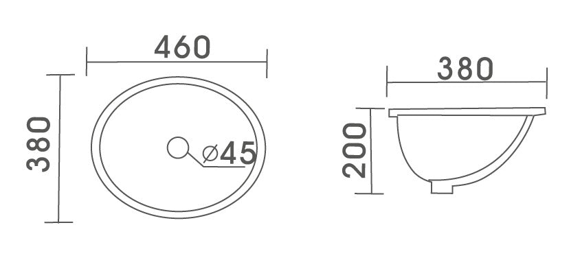SOTTO Under Counter Basin