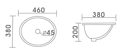SOTTO Under Counter Basin