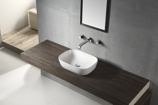 LUCERNE Above Counter Basin - In Gloss White/Matte White/Gloss Black