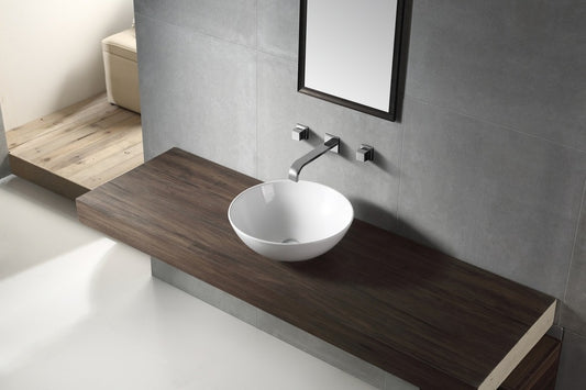 ETERNAL Above Counter Basin - In Gloss White / Matte White