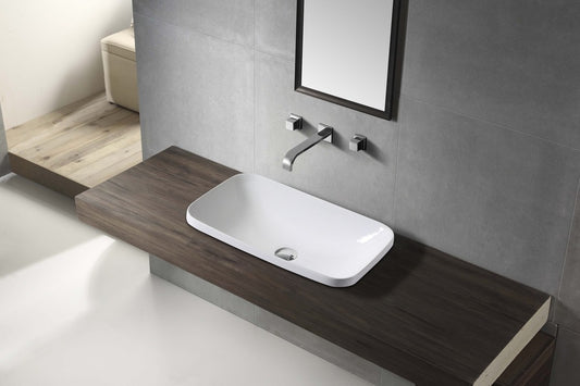 MILAN Half Insert Basin - In 2 Sizes (500mm,600mm)