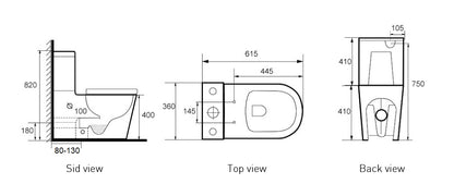 JAMIE-II Toilet Suite