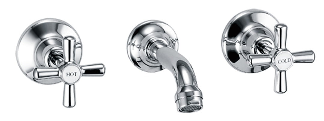 BATHMATES Bath Set in Chrome