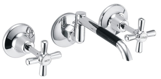 BATHMATES Laundry Set in Chrome