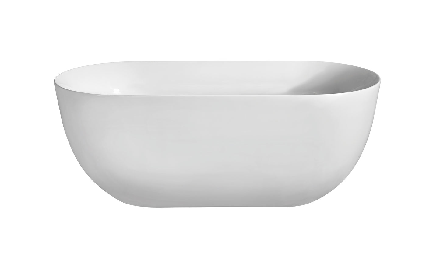 SORRENTO Free Standing Oval bath tub - in 2 Sizes (1600mm, 1800mm)