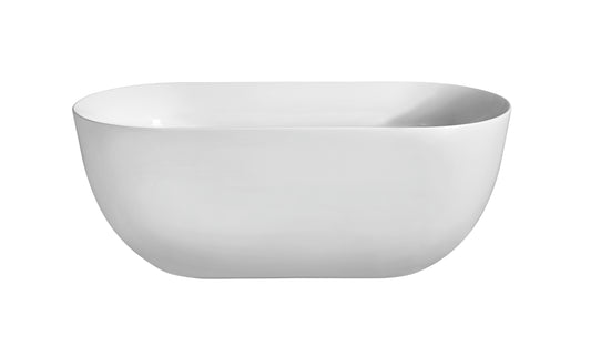 SORRENTO Free Standing Oval bath tub - in 2 Sizes (1600mm, 1800mm)