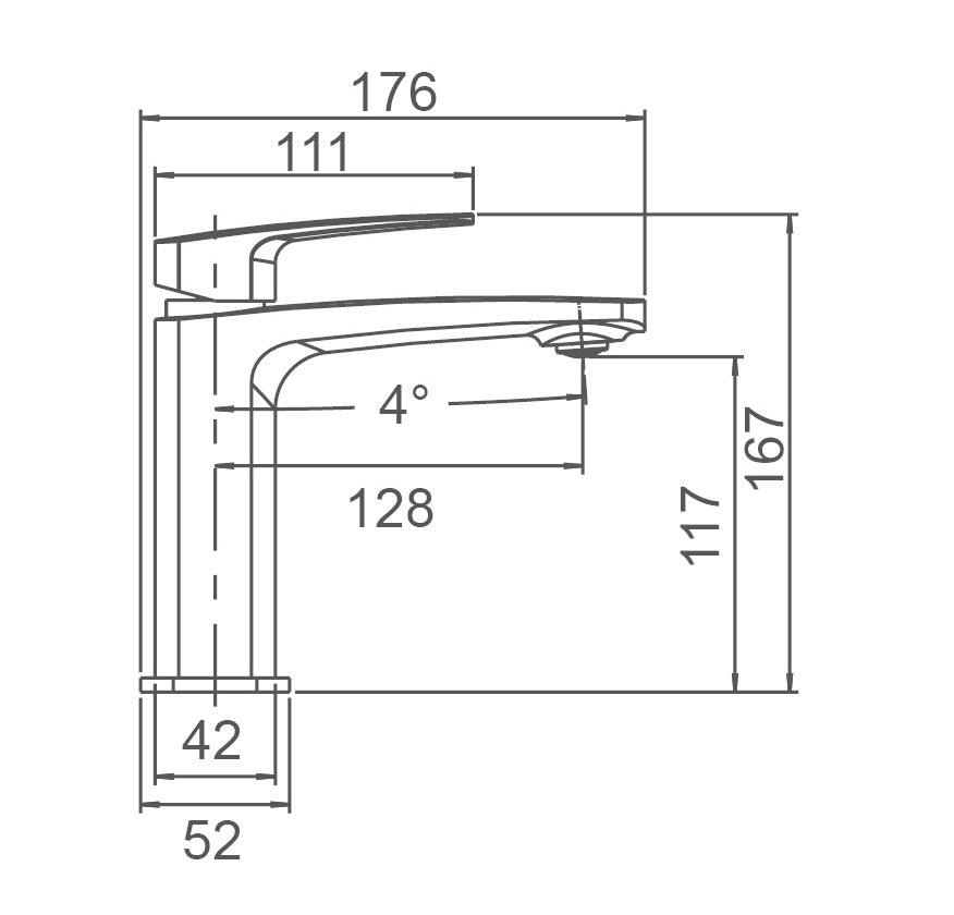 BRAVO-II Basin Mixer