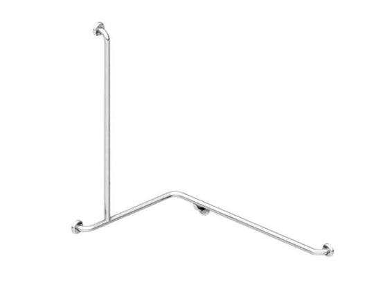 MOBI CARE L Shape with Extension Shower Rail