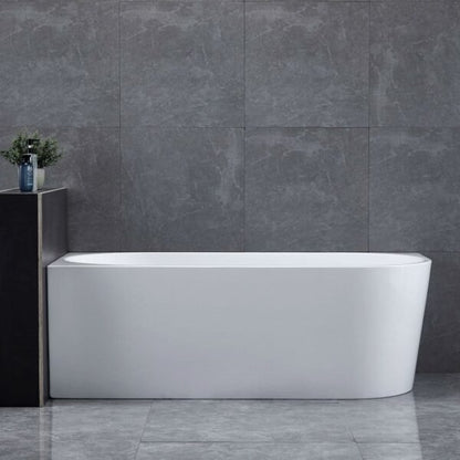 VICTOR 1700mm Left Hand Corner Bathtub Gloss White  Bathtub