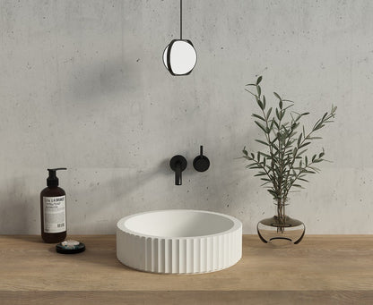 PIAZA Above Counter Basin - in Matte White , Matte Grey, Matte Black