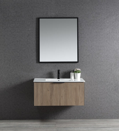 VIVO Wall Hung Vanity - in 4 Sizes - 5 different color Handle