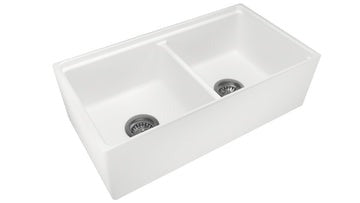 Carysil Fine Fireclay Double Bowl