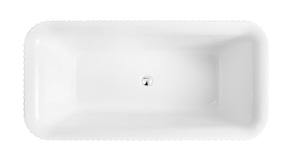 PIAZA Free Standing square Bath Tub -  Available in 2 Sizes