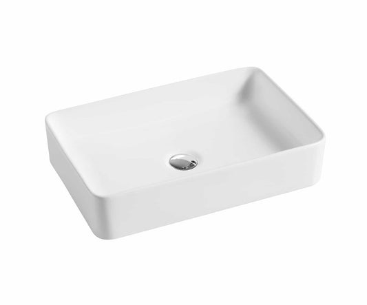 DIOR-II Above Counter Basin - In Gloss White/Matte White/ Matte Black