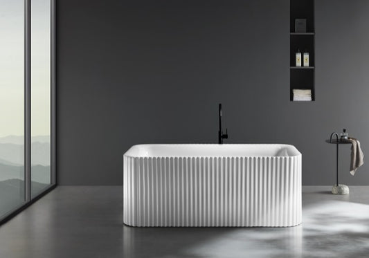 PIAZA Free Standing square Bath Tub -  Available in 2 Sizes