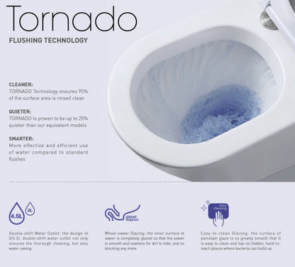 Toilet Suite Back to Wall Tornado - EG2003