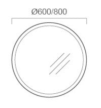 ECLIPSE Round LED Mirror - Available in 2 Sizes