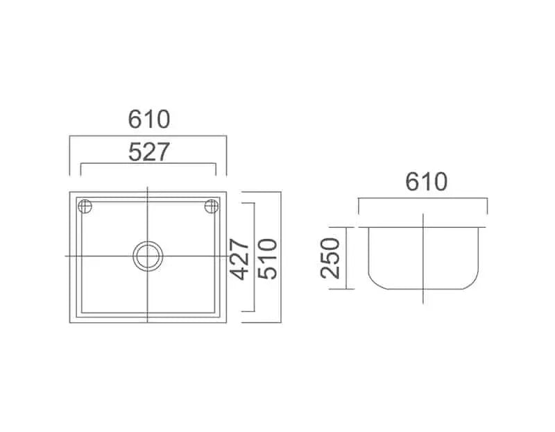 LAVASSA Laundry Tubs - in 4 Sizes 