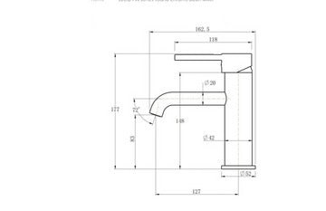 Lucid Pin Series Basin Mixer  Bathroom Basin Mixer