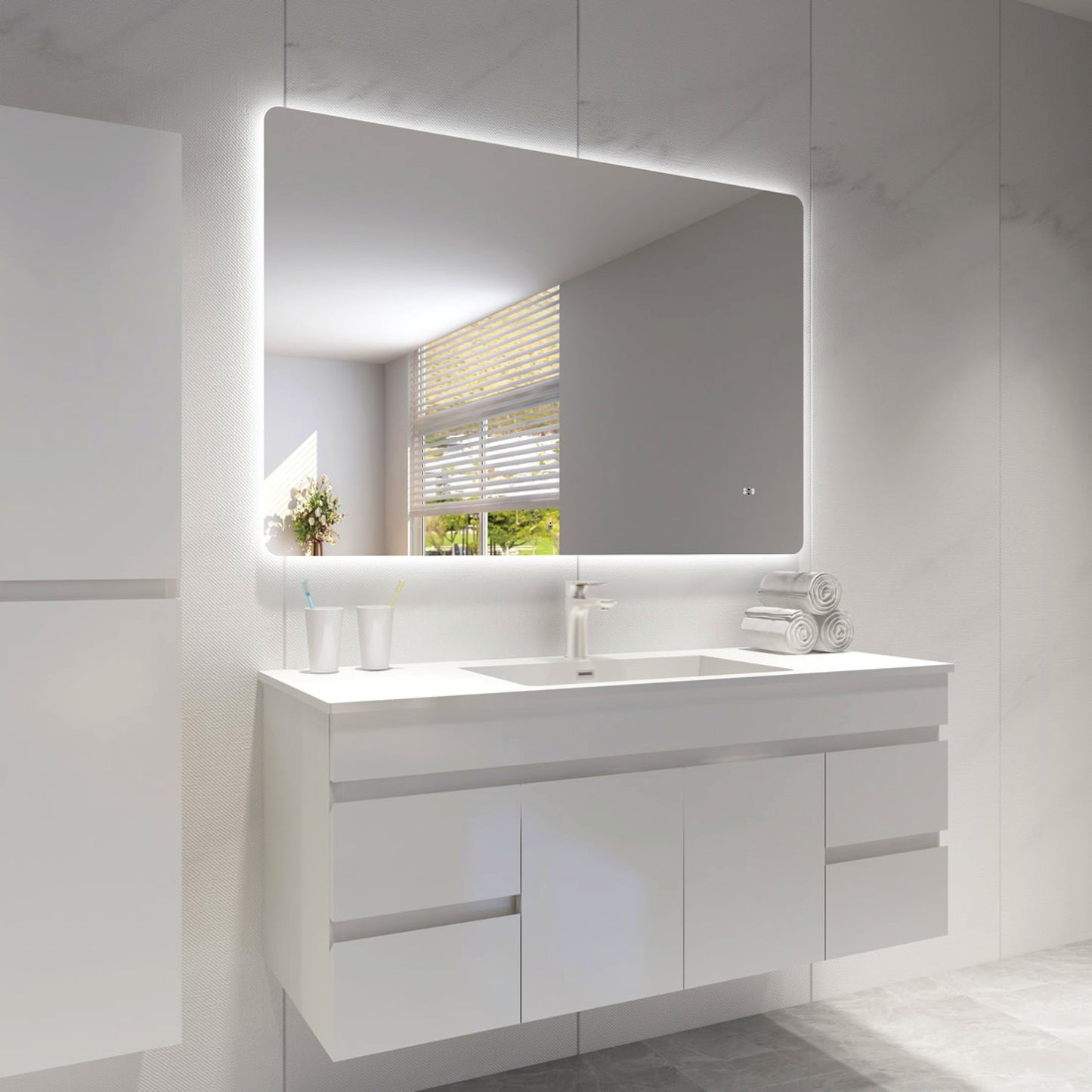 LED Backlit Mirror - 2 Sizes Available