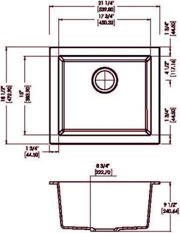 Carysil Maples Single Bowl Granite Kitchen Sink