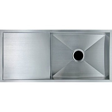 Hand-made Single Bowl Kitchen Sink(Round Edges)
