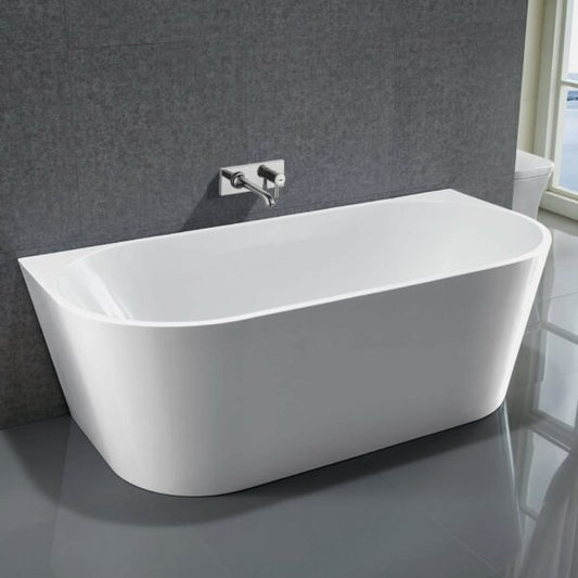 ROYAL 1700mm Back to Wall Freestanding Bath Tub  Bathtub