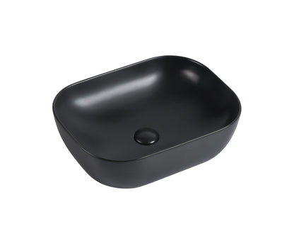 BA510 — Above Counter Basin Unique Curved Rectangular Shape - in 4 Colors