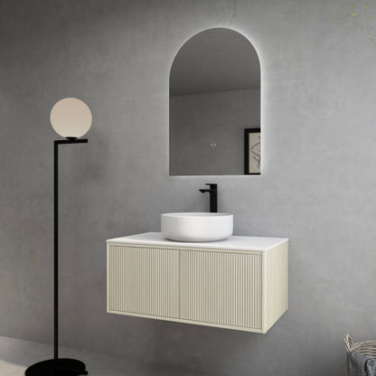 BELLEVUE Wall Hung Vanity - 2 Color's & 5 Sizes Available