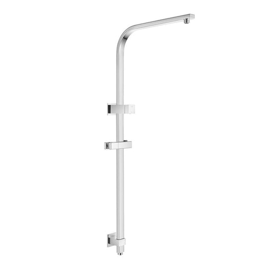 Square Chrome or Matte Black Shower Station without Shower Head and Handheld Shower