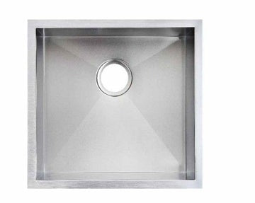 Stainless Steel Handmade Single Bowl Sink for Flush Mount and Undermount