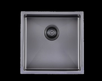 Satin Stainless Steel Handmade Single Bowl Sink for Flush Mount and Undermount