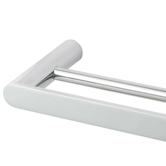 RUSHY Chrome Double Towel Rail - 600mm , 800mm