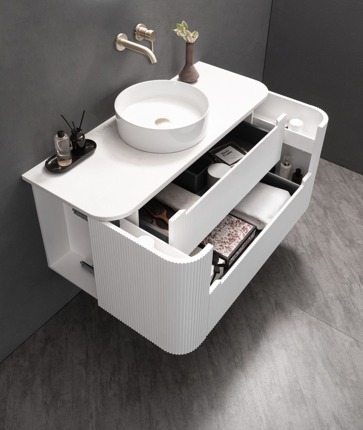 ALMERE Wall Hung Vanity - 4 Sizes Available