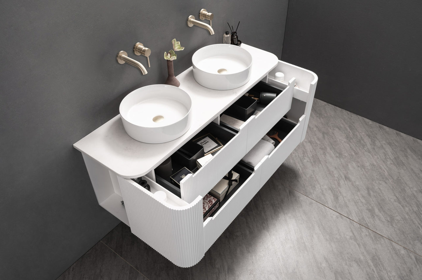 ALMERE Wall Hung Vanity - 4 Sizes Available