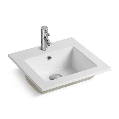 BA120 — Sleek Square design Drop-in Basin 