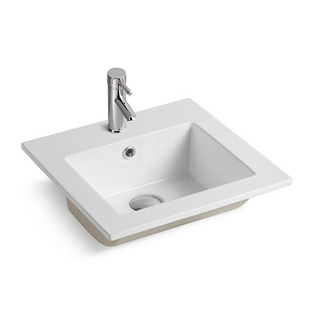 BA120 — Sleek Square design Drop-in Basin