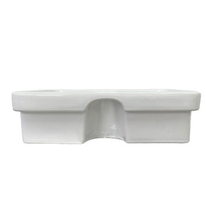 BA350 — Rectangular Semi Recessed Basin with Soft Edges