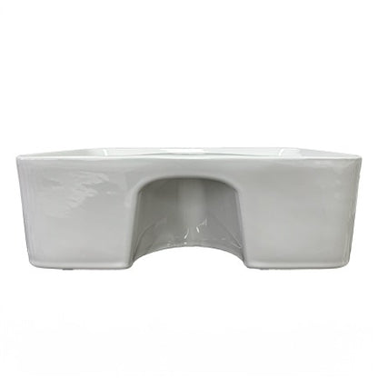 BA460 — Above Counter Basin - Sleek Rectangular Design with Soft Edges
