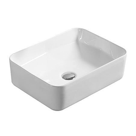 BA560 — Above Counter Basin - Rectangular Design with Soft Edges