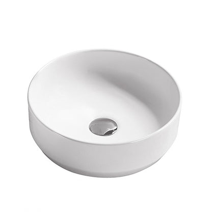 BA580 — Classic Round Design Above Counter Basin - Gloss White and Matte White