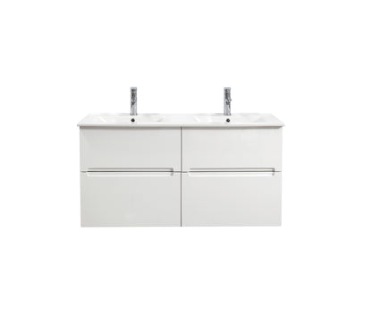 BELLA Wall Hung Vanity - in 3 Sizes - Ceramic or Stone Top