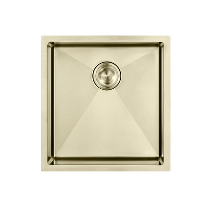Atlas Single Bowl Kitchen Sink in Champagne Gold - Handmade 450x250mm
