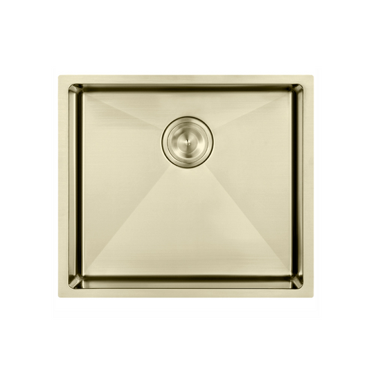 Atlas Single Bowl Kitchen Sink in Champagne Gold - Handmade 550x450x250mm