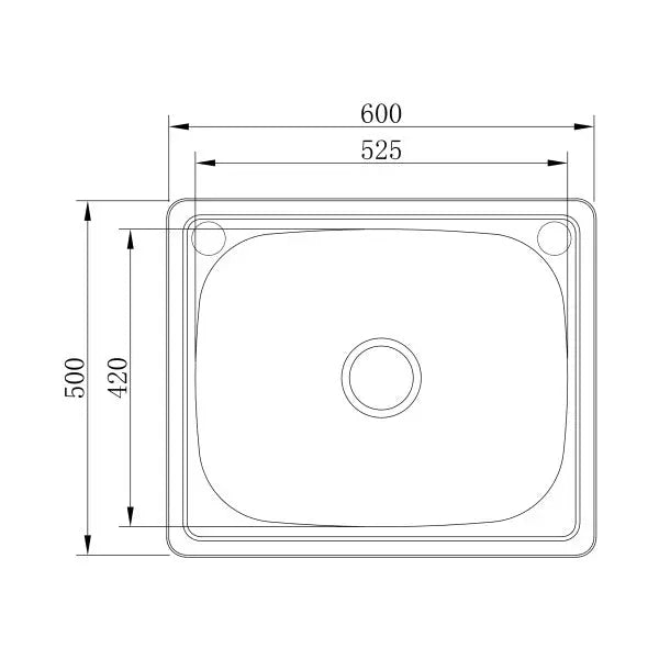 51 Litre - Sofia Insert Laundry Trough 