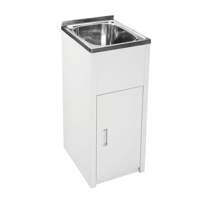 Tulsa Laundry Troughs with Metal Cabinet