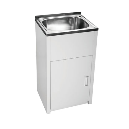 Tulsa Laundry Troughs with Metal Cabinet