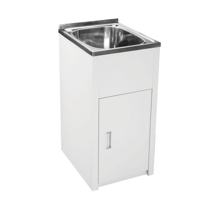 Tulsa Laundry Troughs with Metal Cabinet