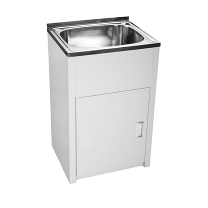Tulsa Laundry Troughs with Metal Cabinet