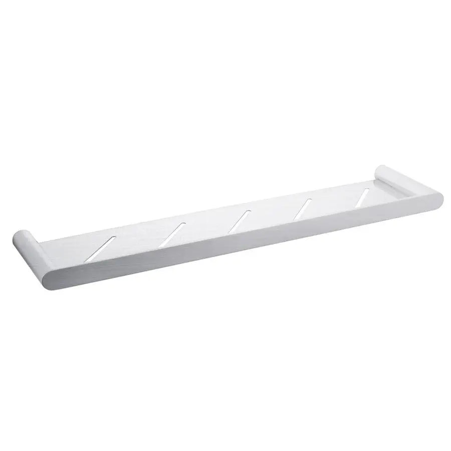 RUSHY Brushed Nickel Round Stainless Steel Shelf 